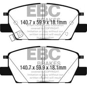 EBC 2016+ Chevrolet Malibu 1.5L Turbo (Elec PB) Yellowstuff Front Brake Pads