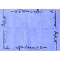 thumbnail image 1 of Ahgly Company Indoor Rectangle Abstract Blue Modern Area Rugs, 7' x 9', 1 of 4