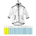 thumbnail image 4 of Kearding Chubasquero para niños con capucha impermeable 15 seda EVA chubasquero transparente borla para niños sombrero puntiagudo capa de lluvia Type2 NO2 Kearding JJ18939-02, 4 of 6