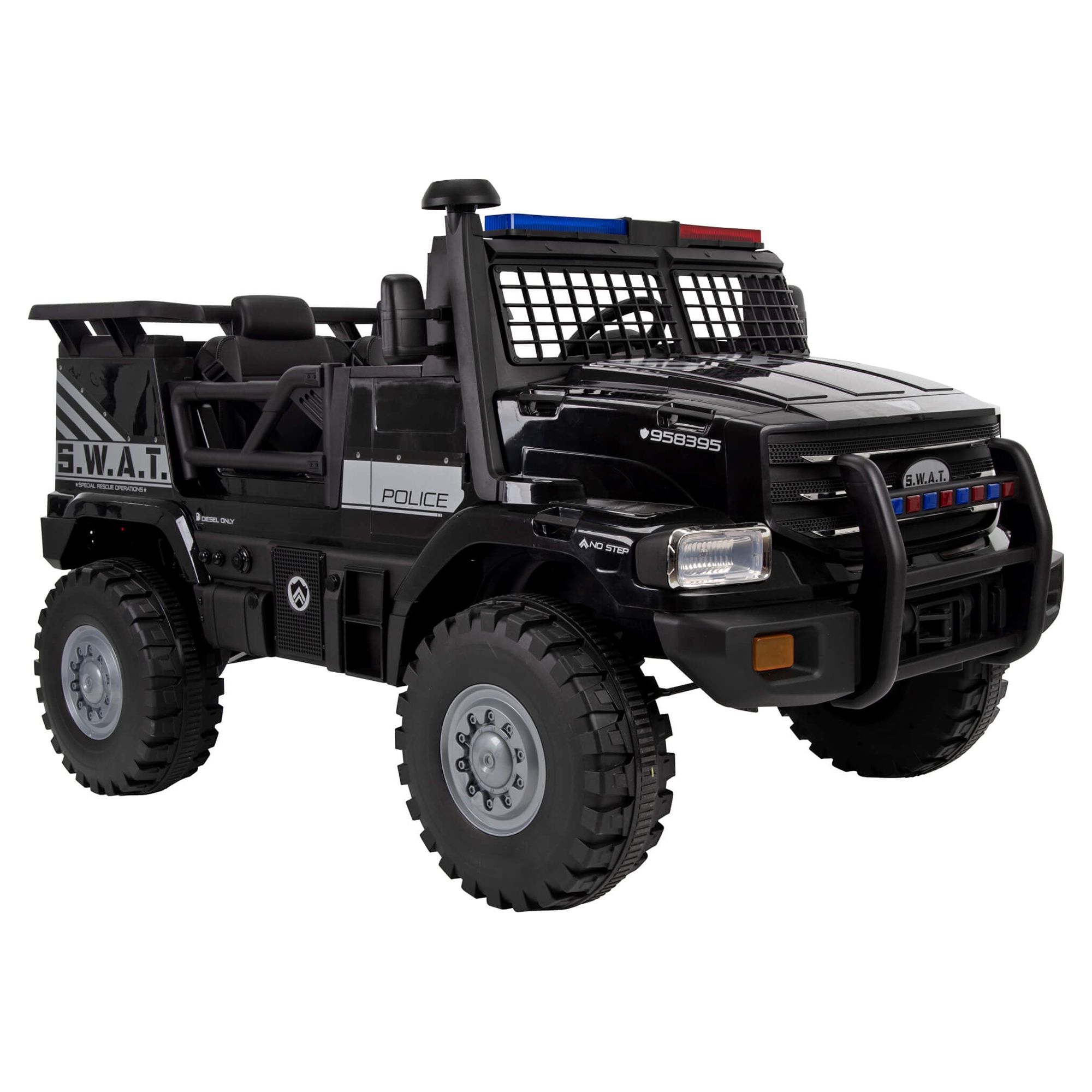 Huffy 12V Battery-Powered SWAT Truck 2-Seater Ride-On Toy - image 8 of 8