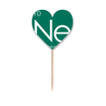 thumbnail image 1 of Chestry Elements Period Table Rare Gas Neon Ne Toothpick Flags Heart Lable Cupcake Picks, 1 of 3