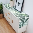 thumbnail image 5 of Table Runner Dresser Scarves 90 Inch Long, Watercolor Nordic Green Leaves Linen Dining Table Runners Farm Garden Botanical Plants Tabletop Scarf for Wedding Holiday Party Kitchen, 5 of 7