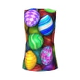 thumbnail image 5 of Xecao Colorful Easter Eggs1 print women's scoop neck, loose-fit workout tank tops for the gym., 5 of 9