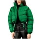 thumbnail image 2 of Ailaofu Women's Puffer Stand Collaraist Zipper Jackets Winter Warm Down Jacket Coat, 2 of 7