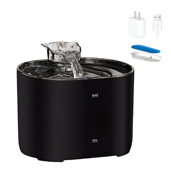 ACDANC Automatic Cat Water Dispenser Recycling Smart Pet Water Feeder Silent Water Dispenser Mobile Dog Water Bowl
