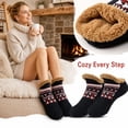 thumbnail image 3 of IAJDKMEK Christmas Slipper Socks for Adults Warm - Thick Fuzzy Floor Socks Cozy House Home Wear Soft Lined, Great for Gifts & Home Use, 3 of 6