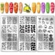 thumbnail image 1 of Placa de estampado de uñas con 45 diseños de frutas, 3 plantillas para uñas con diseños de piña y fresa, placa de acero inoxidable para estampar uñas., 1 of 7
