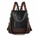 thumbnail image 3 of Nueva mochila antirrobo para mujer para primavera, mochila de viaje de cuero suave de gran capacidad, patrón tejido, bolso de hombro de tendencia urbana, 3 of 5
