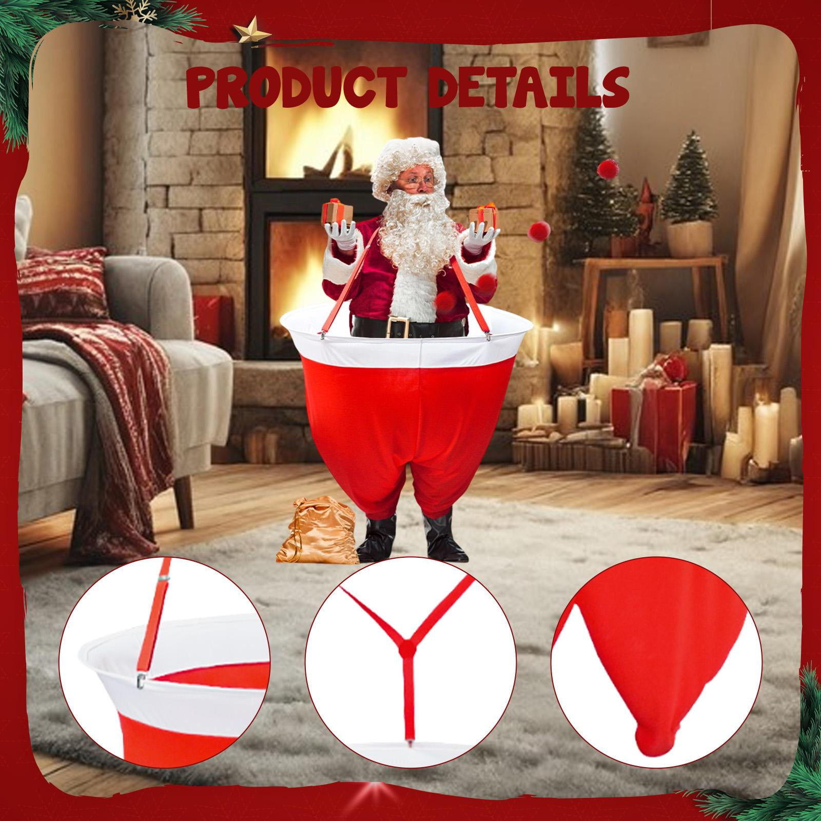 21 Pieces Santa Pants Christmas Decoration Party Toss Game Large Size for Family Holiday Indoor Outdoor Activities