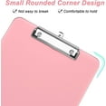 thumbnail image 6 of Minzimin 8.5 x 11 Clipboards Set of 1/2, Low Profile Metal Clip, Translucent Board, 12.5 x 9 in Letter Size, Office Supply, Back to School, 6 of 7