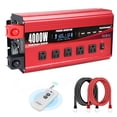 thumbnail image 1 of Inversor de corriente Cantonape 4000W 12V a 110V con control remoto, 1 of 9