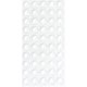 thumbnail image 1 of 50 topes de puerta de goma, patas de goma transparentes para puertas de armario, cocina, baño, oficina (semicircular, 10*2 mm), 1 of 5