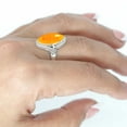 thumbnail image 4 of Amber Ring 925 Sterling Silver Handmade Jewelry, 4 of 9