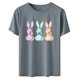 thumbnail image 5 of Haivin Women's Dressy Casual Short Sleeve Blouse T Shirt 2026 Summer Easter Printed Shirts Fashion Round Neck Loose Tops, 5 of 6