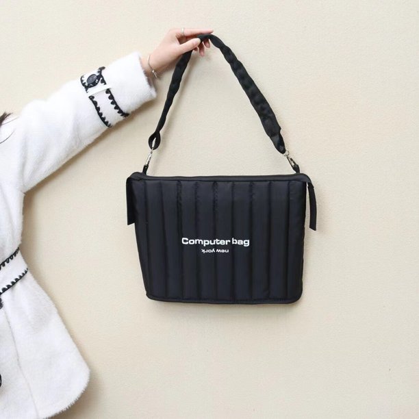 Bolsas de algodón para ordenador portátil de 14 pulgadas, moda coreana, espacio, MacBook negro, MacBook Air Fivean unisex