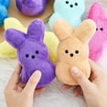 thumbnail image 6 of Guvpev Easter Bunny Toys with Zipper, Shaggy Bunny Peep 6” Collectible Plush Easter Decorations, Cute Bunny Stuffed Animals Zip Up Bag, Easter Basket Stuffers for Kids & Adults, 6 of 13