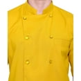 thumbnail image 4 of WARRIOR POINT men's chef coat half sleeve PolyCotton slim fit chef coat size-(S-6XL), 4 of 7