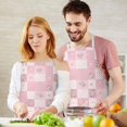 thumbnail image 3 of Pioneer Flower Floral Print Pattern Apron for Women and Men, Cotton Linen Waterproof with Pockets, Adjustable, 33x27 Inch for Kitchen, Gardening, BBQ, Salon, 3 of 6