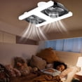 thumbnail image 4 of Rewenti -Fan Led Ceiling Fan Light with E27 Base Remote Control Adjustable Angle Quiet Ceiling Lamp for Home, 4 of 5