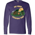 thumbnail image 3 of Inktastic Camping Hedgehog-My First Camping Trip Long Sleeve T-Shirt, 3 of 5