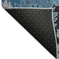 thumbnail image 5 of Addison Rugs Chantille Indoor/Outdoor Transitional Floral Blue Machine Washable Rectangle Rug, 8' x 10', 5 of 8