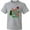 AC-Heather Grey, variant on Inktastic Santa is Promoting Me to Big Brother Green Plaid Tree Youth T-Shirt