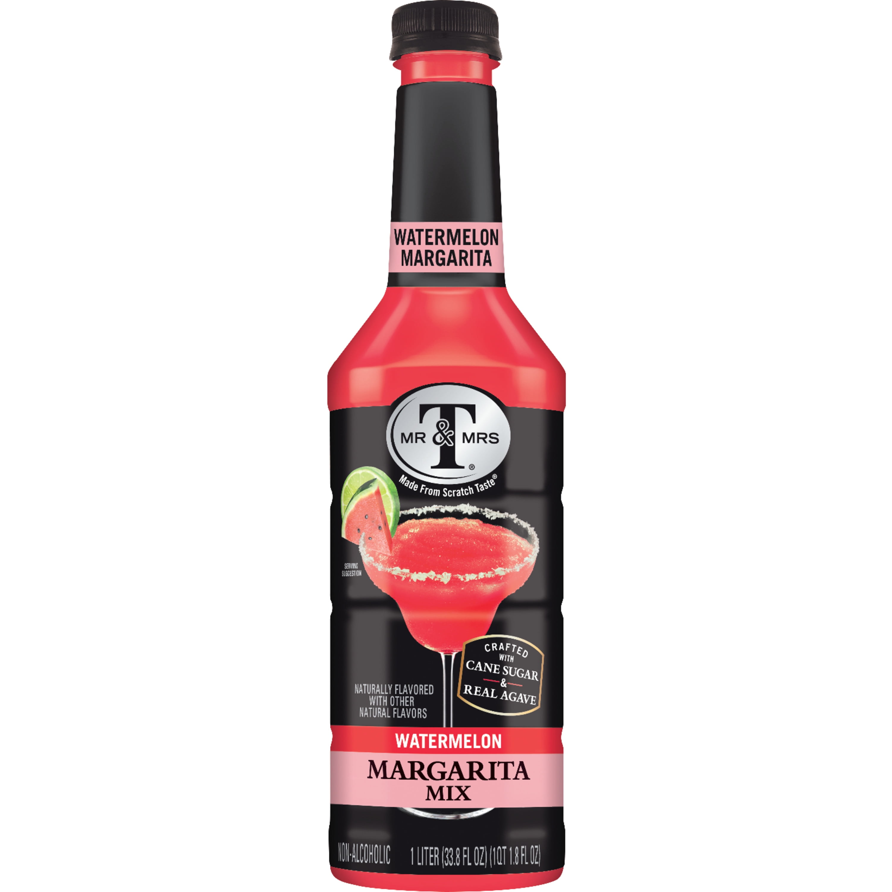 Mr & Mrs T Watermelon Margarita Mix, 1 L Bottle