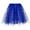 Blue, variant on GPOECD Ballet Skirt Womens Paillette Elastic 3 Layered Short Skirt Adult Tutu Dancing Skirt for Ballet Plus Size Skirts Dark Purple,One Size