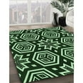 thumbnail image 3 of Ahgly Company Machine Washable Indoor Rectangle Transitional Night Black Area Rugs, 6' x 9', 3 of 7