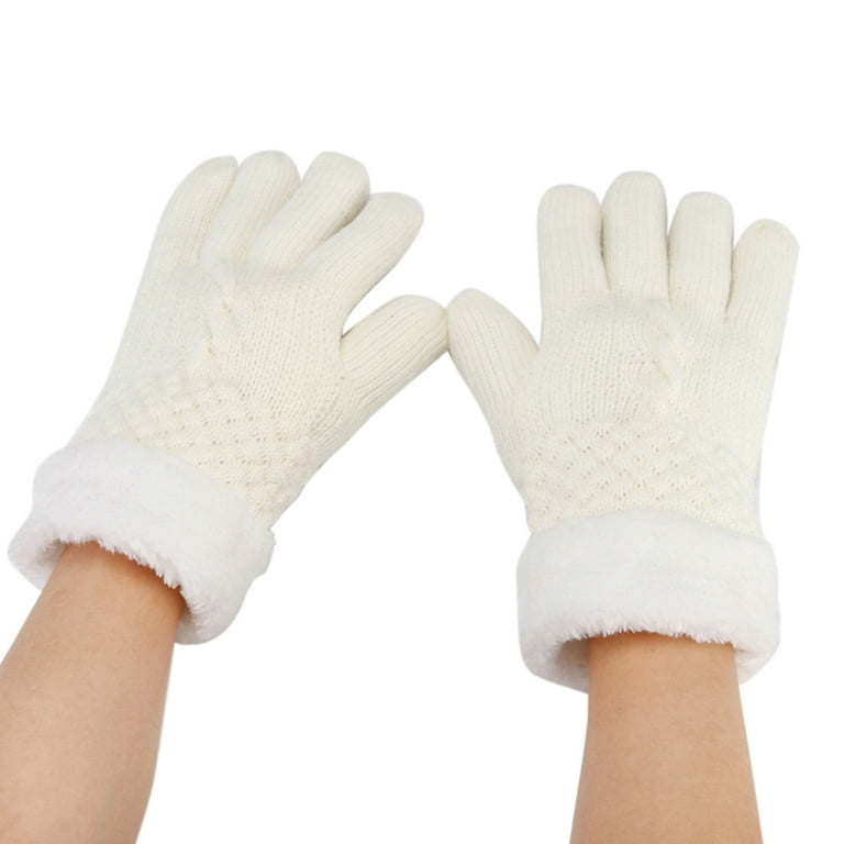 TRUBKH Womens Gloves Thermal Gloves Women Fingerless Work Gloves