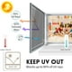 thumbnail image 2 of Película de privacidad YONGSHENG unidireccional Estática Adherente Bloqueador solar Anti UV negro-plata, 2 of 5