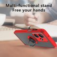 thumbnail image 7 of Case for Infinix Hot 30i Case with Stand, Compatible with Magnetic Car Phone Mount, Ultra Slim Infinix Hot 30i Phone Case for Women Men Shockproof Protective Cases Cover (Red), 7 of 7