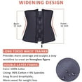 thumbnail image 3 of Latex Waist Trainer For Women Zipper Corset Underbust Sport Cincher Womens Workout Body Shaper, 3 of 6
