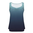thumbnail image 4 of Bovemsi Women's Tanks & Camis Simple Small Ring Square Neck Vest Fashionable Casual Top Daily Commuting Camisoles for Under Clothes, 4 of 5