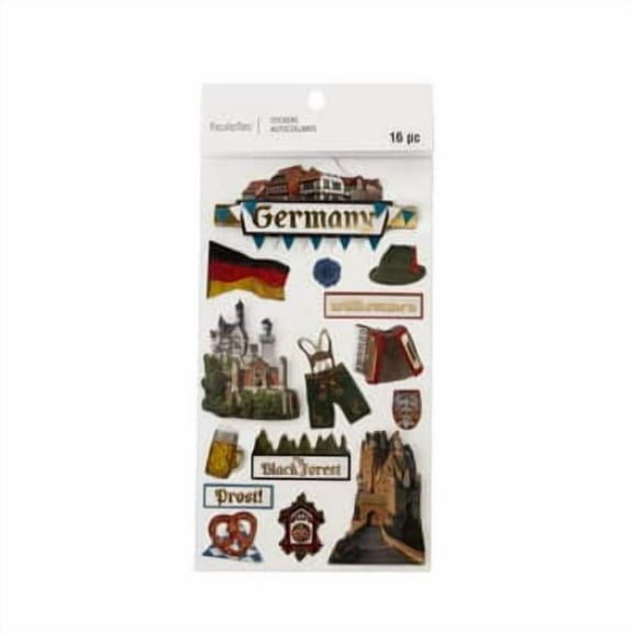 12 Pack: Germany Stickers by Recollections