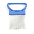 thumbnail image 3 of SUTENG Stainless Steel Onion Needle Fork Vegetable Fruit Slicer Tomato Cutter Cutting Holder Kitchen Accessories Tool, 3 of 5