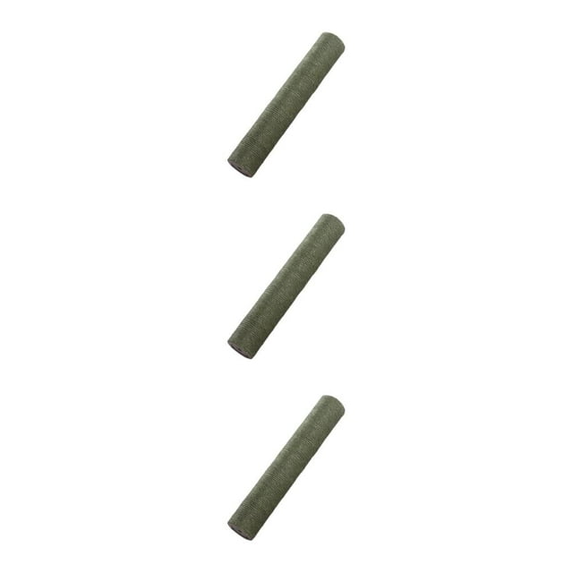 Transemion 1Pack Scratch Post Refill Pole Grinding Protect Claw Rope Nails Sisal cat Green H 12.5cm Dia 7cm 3Set