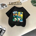 thumbnail image 2 of Marca Disney Family Summer Lively - Camiseta de algodón para niños, bonita camiseta de dibujos animados soleados para niño y niña, ropa informal de moda para niño, 2 of 5