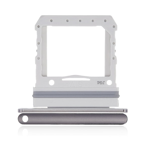 Replacement Single Sim Card Tray Compatible For Samsung Galaxy Z Flip 5G (F707) (Mystic Gray)