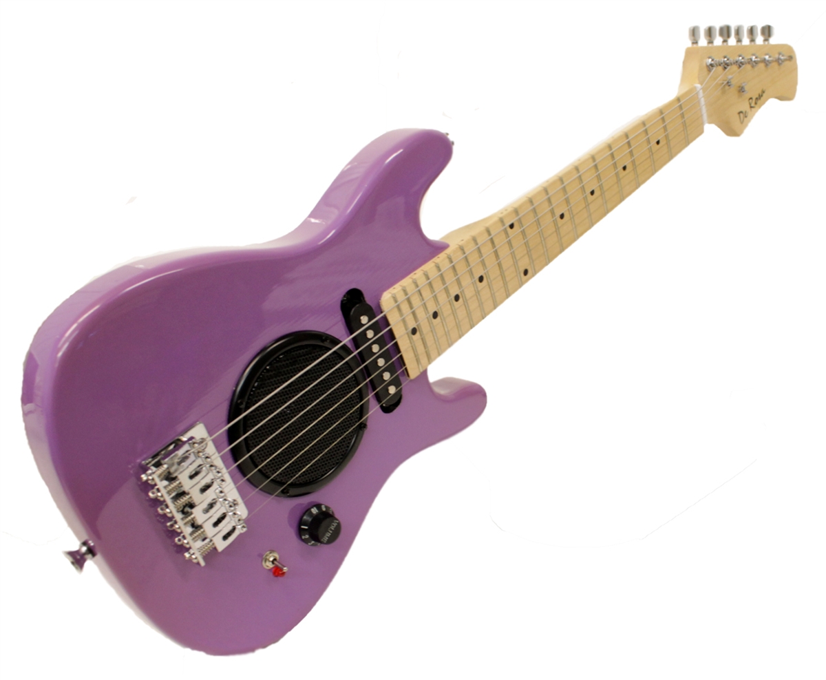 Child's Toy 30" Electric Guitar w/ Builtin Amp Includes Case & Acc Kit