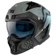 thumbnail image 2 of Casco modular para moto Mate gris Talla M, 2 of 3