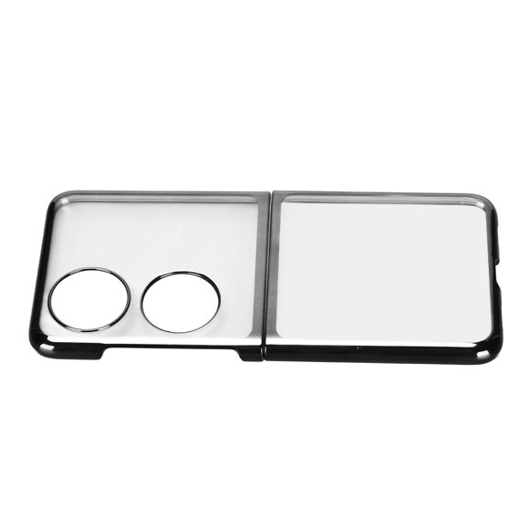 Funda protectora plegable para teléfono móvil, carcasa de PC galvanizada para teléfono móvil de bolsillo Huawei P50, color negro