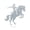Textured Silver, variant on RealSteel Bronco Horse Metal Wall Art – Western Rodeo Steel Decor (24", Textured Silver)