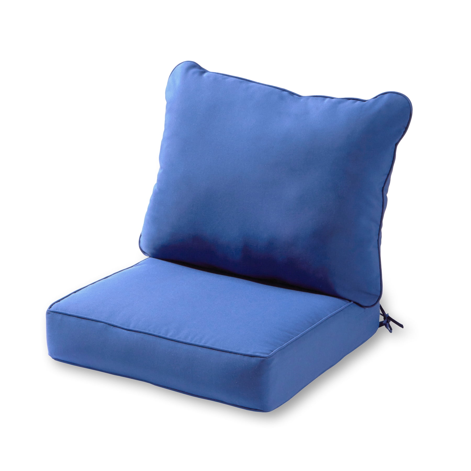 Marine Blue Outdoor 2-pc Deep Seat Cushion Set