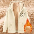 thumbnail image 5 of Veste à Capuche Zippée pour Femmes Chaude Décontractée pour Usage Quotidien en Toutes Saisons, 5 of 5
