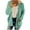 Green, variant on Lindreshi Womens Jackets with Hood on Clearance Fashion Women's Button V-Neck Pullover Tops Long Sleeve Hooded Blouse Ciat
