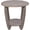 Gray End Table, variant on YANGLI Rustic Farmhouse End Table with Storage Shelf, French Country Modern Round Accent Side for Small Spaces, Vintage Grey Finish