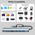 Type C Hub Sev En Port Eight In One Laptop Tablet USB Expansion Hub