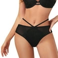 thumbnail image 1 of Gibobby Braguitas Slim Fit Ropa interior mujer Bikini algodón Bragas Encaje Hipster Panty Stretch Sexy Briefs （Negro， M), 1 of 4