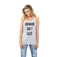 thumbnail image 2 of Thread Tank Mommin' Ain't Easy Women Sleeveless Flowy Racerback Tank Top, 2 of 4
